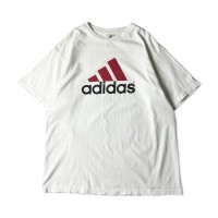 90s USA製 adidas パフォーマンス ロゴ プリント 半袖 Tシャツ L / 90年代 アメリカ製 オールド アディダス ホワイト | Vintage.City ヴィンテージ 古着
