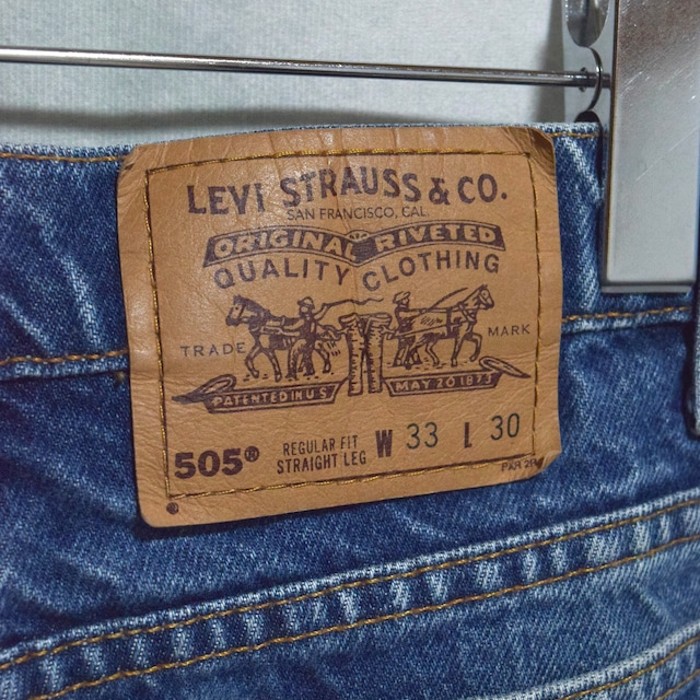 90s " levi's 505 " denim tapered pants | Vintage.City 古着屋、古着コーデ情報を発信