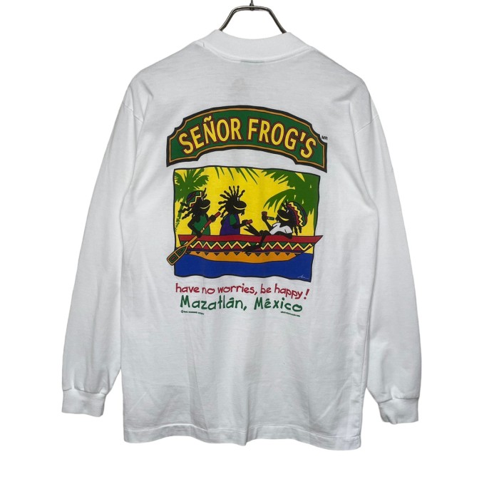 【両面プリント】SENOR FROGS   長袖Tシャツ　L   ロンT | Vintage.City 古着屋、古着コーデ情報を発信