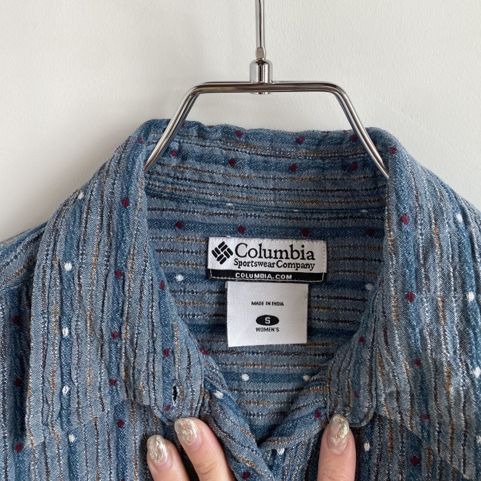 Columbia｜BLUE STRIPE SHIRT | Vintage.City 古着屋、古着コーデ情報を発信