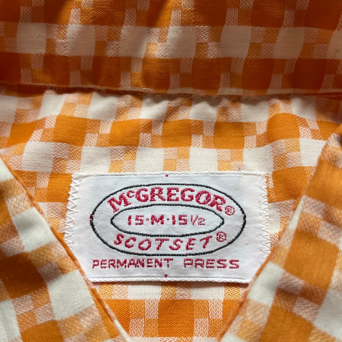 70s McGREGOR SCOTSET S/S shirt | Vintage.City 빈티지숍, 빈티지 코디 정보