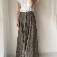 flower rayon skirt | Vintage.City ヴィンテージ 古着