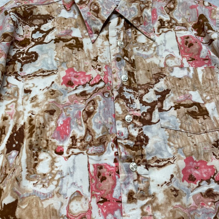 70s NOW BREED by CAMPUS S/S patterned shirt | Vintage.City 古着屋、古着コーデ情報を発信