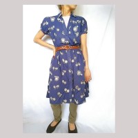 80sBicyclePatternDress | Vintage.City ヴィンテージ 古着