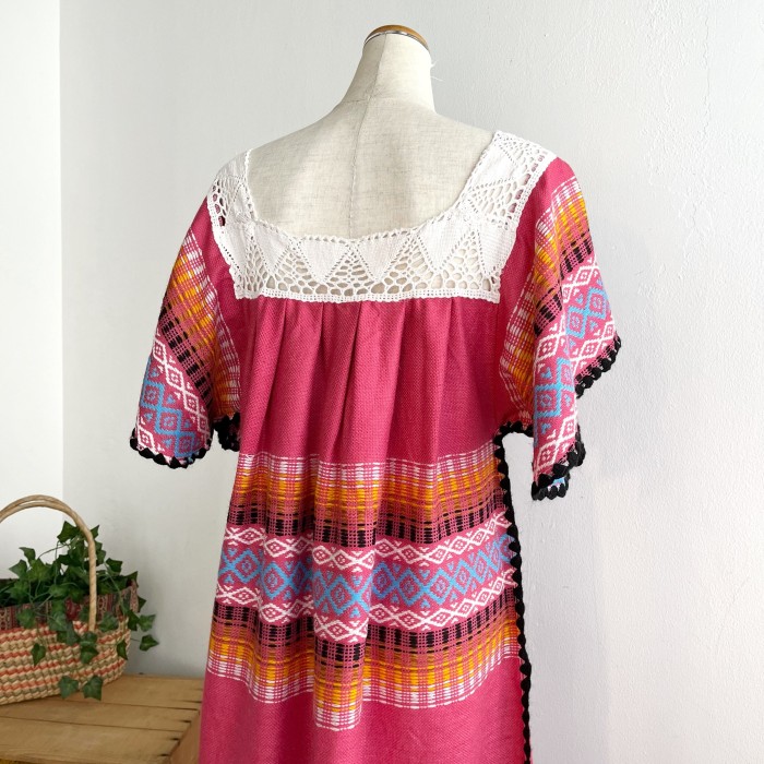 person embroidery dress “pink” | Vintage.City 빈티지숍, 빈티지 코디 정보