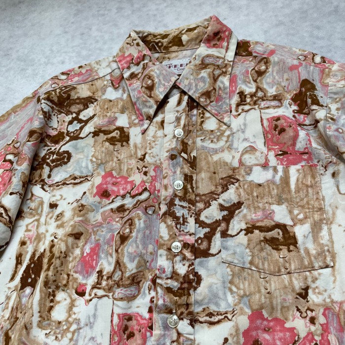 70s NOW BREED by CAMPUS S/S patterned shirt | Vintage.City 빈티지숍, 빈티지 코디 정보