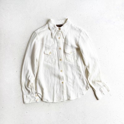 1970s  Indian Cotton Western yoke shirt 【L】 | Vintage.City ヴィンテージ 古着