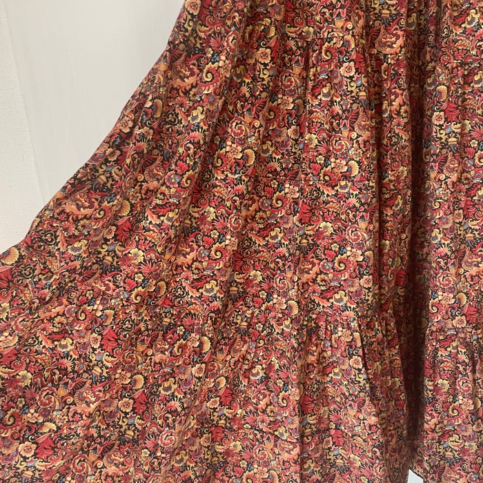 Summer tiered skirt | Vintage.City 古着屋、古着コーデ情報を発信