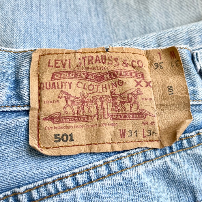 LEVI‘S 501 色薄め　ストレートジーンズ　　　ptｰ67 | Vintage.City 古着屋、古着コーデ情報を発信
