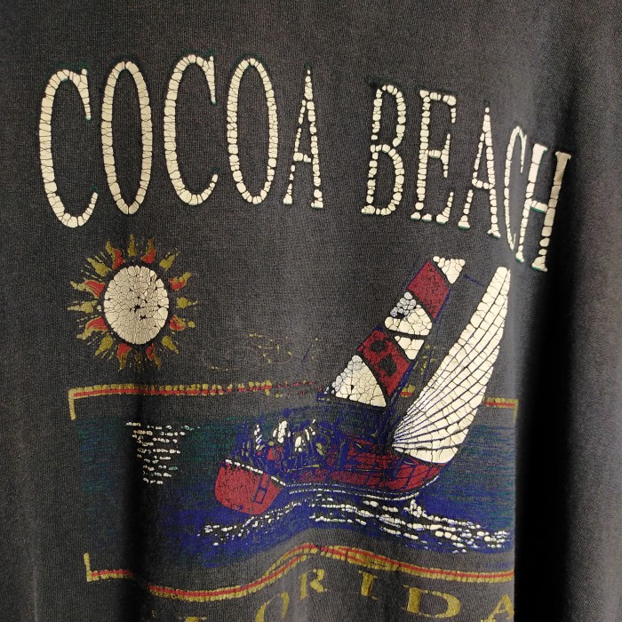 80-90's FLORIDAフロリダ ココアビーチ プリントT /USA製 / USED | Vintage.City 古着屋、古着コーデ情報を発信