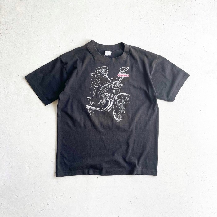 1970-80s SUZUKI Motorcycle  Prin T-shirt 【L】 | Vintage.City 빈티지숍, 빈티지 코디 정보