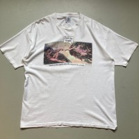 90s art T-shirt ミケランジェロ「アダムの創造」半袖Tシャツ Tee アートT | Vintage.City ヴィンテージ 古着
