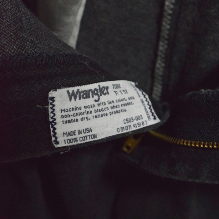 90s wrangler black denim slacks | Vintage.City 빈티지숍, 빈티지 코디 정보