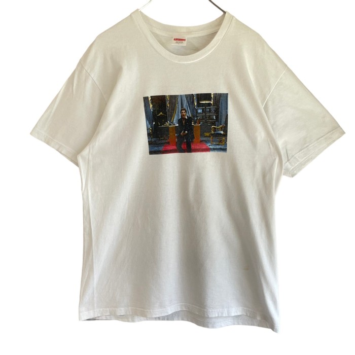 supreme シュプリーム Tシャツ L バックロゴ プリント スカーフェイス | Vintage.City 古着屋、古着コーデ情報を発信