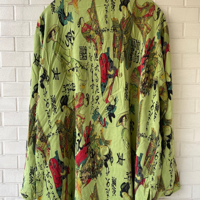 【Tianello】Japanese pattern shirts USA 古着 総柄シャツ 和柄 | Vintage.City 빈티지숍, 빈티지 코디 정보