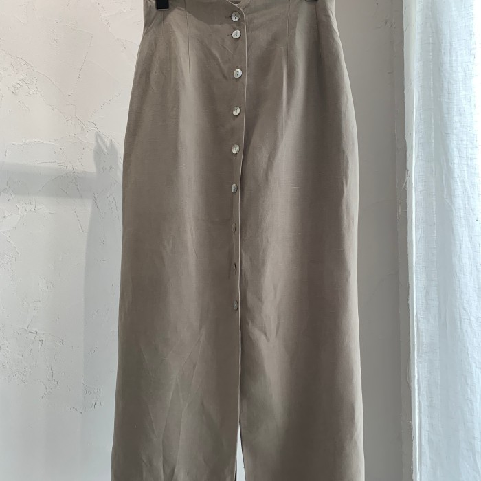 linen tight skirt | Vintage.City 빈티지숍, 빈티지 코디 정보