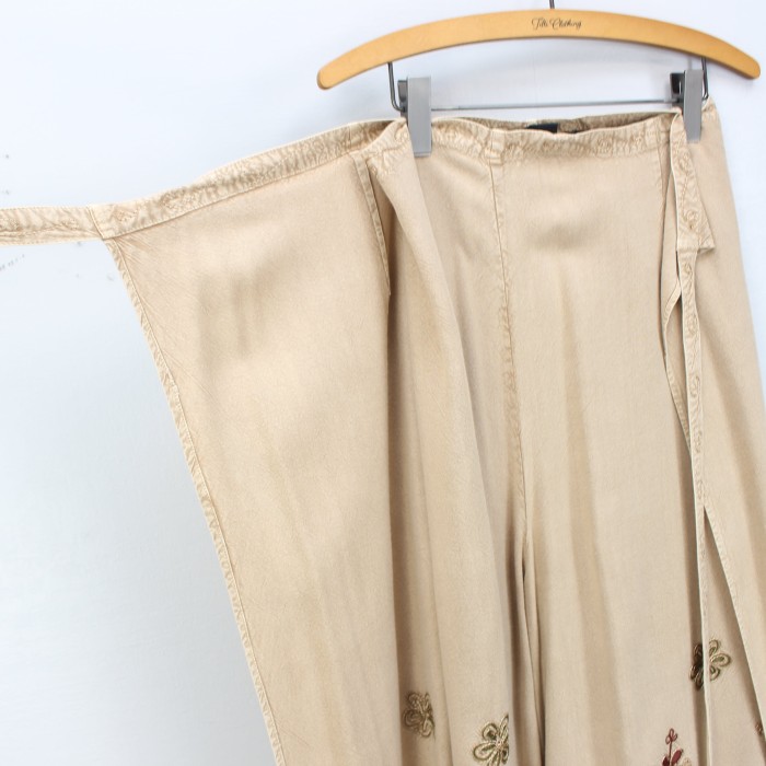 USA VINTAGE EMBROIDERY DEFOMATION DESIGN PANTS/アメリカ古着刺繍変形デザインパンツ | Vintage.City 古着屋、古着コーデ情報を発信