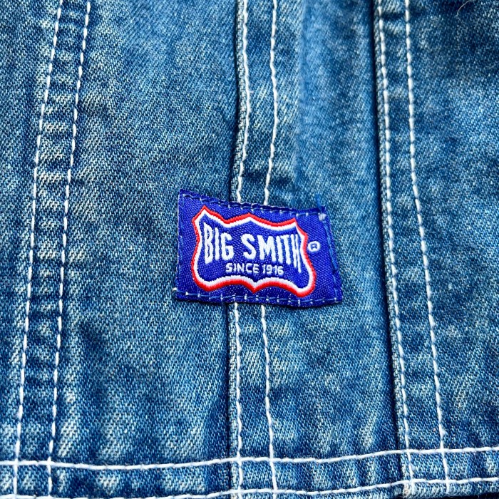 BIG SMITH デニムオーバーオール　　　ptｰ77 | Vintage.City 古着屋、古着コーデ情報を発信