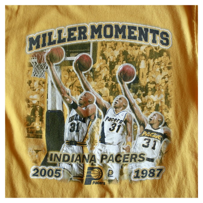 Vintage “Reggie Miller” Printed Tshirt | Vintage.City 빈티지숍, 빈티지 코디 정보