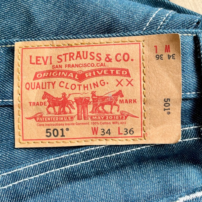 LEVI‘S501 ほぼ未使用　ストレートジーンズ　　　ptｰ74 | Vintage.City 古着屋、古着コーデ情報を発信