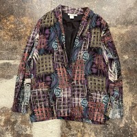 90s KENSINGTON SQUARE design rayon middle jacket | Vintage.City ヴィンテージ 古着