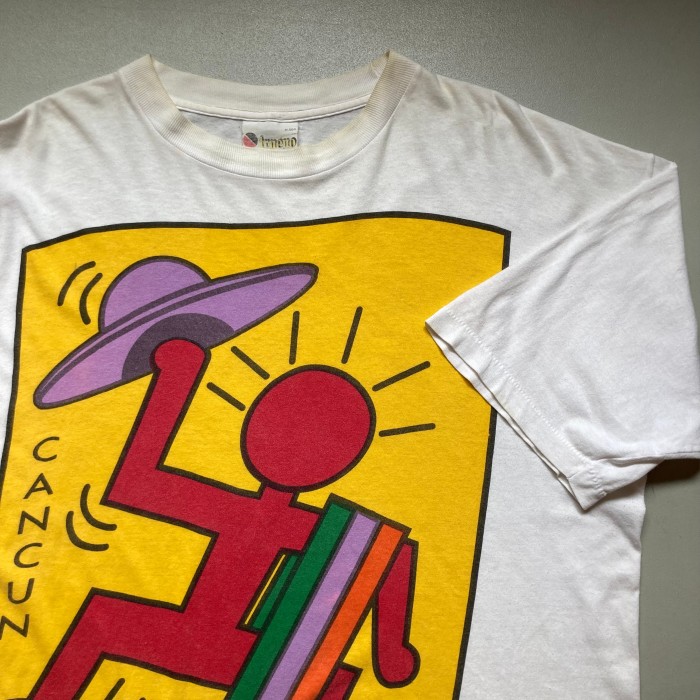 90s Keithharing art T-shirt キースヘリング　アートTシャツ　ヴィンテージ | Vintage.City 빈티지숍, 빈티지 코디 정보