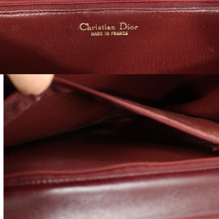 Christian Dior LOGO LEATHER SHOULDER BAG MADE IN FRANCE/クリスチャンディオールロゴレザーショルダーバッグ | Vintage.City 빈티지숍, 빈티지 코디 정보
