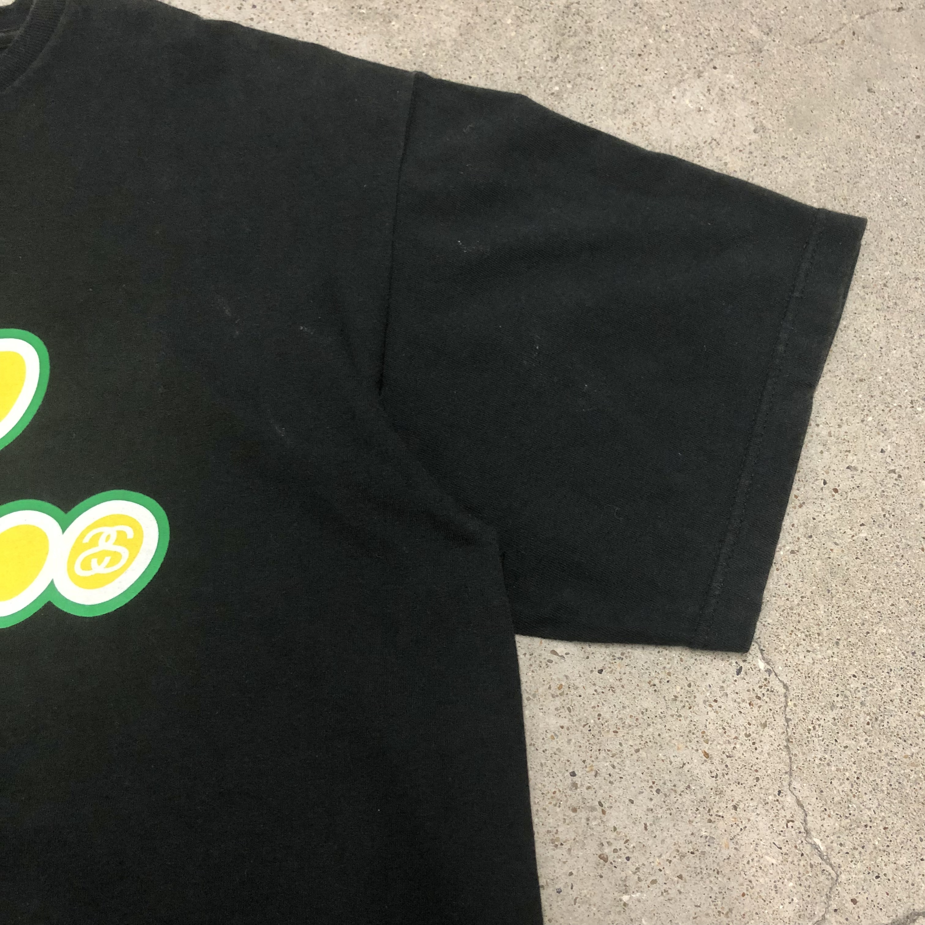 00s OLD STUSSY/ST Logo Tee/Mexico製/紺タグ/L/ロゴプリント/Tシャツ 