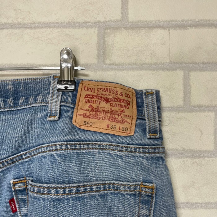 【W38×L30】Levi's  560   デニムパンツ　コットン100%   革パッチ | Vintage.City 古着屋、古着コーデ情報を発信