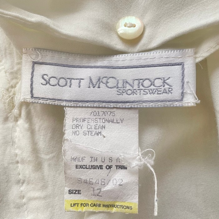 80s Scott Mclintock by Gunne sax アイボリー レースブラウス vintage | Vintage.City 빈티지숍, 빈티지 코디 정보