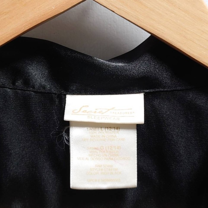 80-90’s Secret TREASURES スリーピング シャツ ブラック | Vintage.City 古着屋、古着コーデ情報を発信