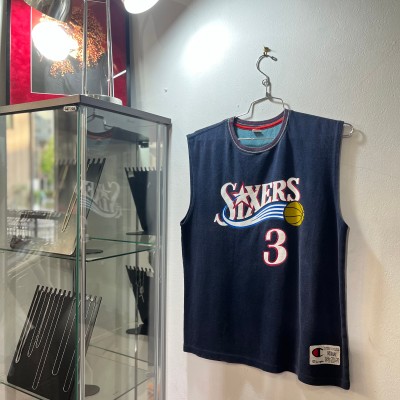 VINTAGE CHAMPION SIXERS IVERSON TANK TOP | Vintage.City ヴィンテージ 古着