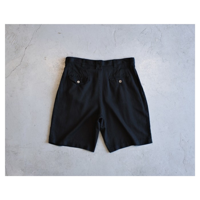 Vintage Black Silk Shorts | Vintage.City 빈티지숍, 빈티지 코디 정보