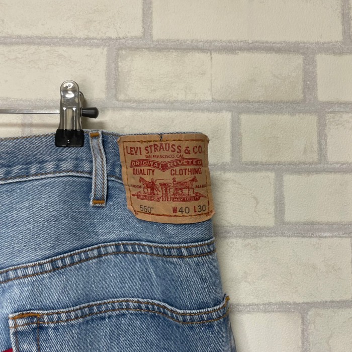 【W40×L30】Levi's 550  デニムパンツ　コットン100%   革パッチ | Vintage.City 古着屋、古着コーデ情報を発信