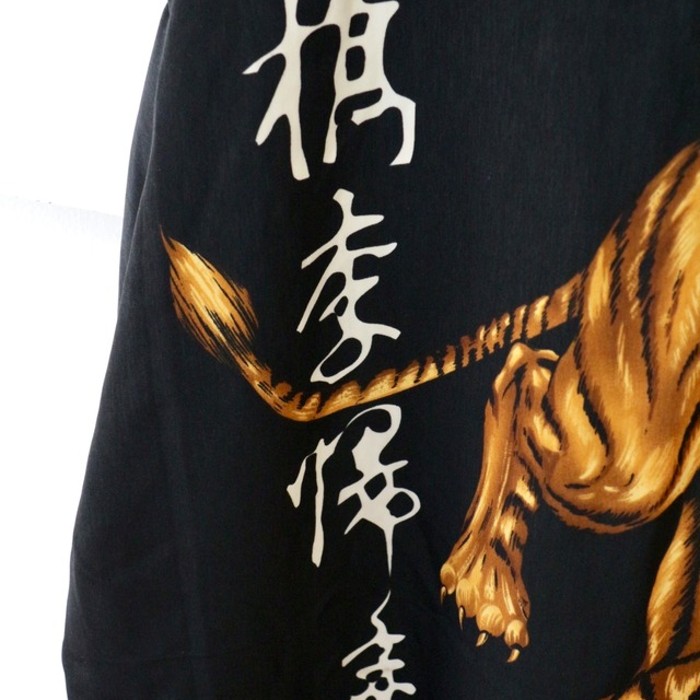 【tiger printed big open-collar shirt】 | Vintage.City 古着屋、古着コーデ情報を発信