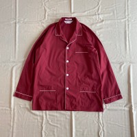 《pierre cardin》wine red pajama shirt | Vintage.City ヴィンテージ 古着