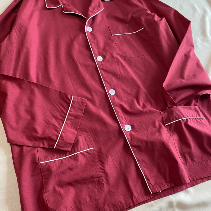 《pierre cardin》wine red pajama shirt | Vintage.City Vintage Shops, Vintage Fashion Trends