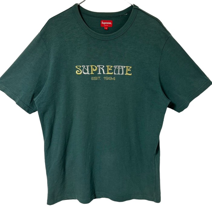 supreme シュプリーム Tシャツ センターロゴ 刺繍ロゴ | Vintage.City