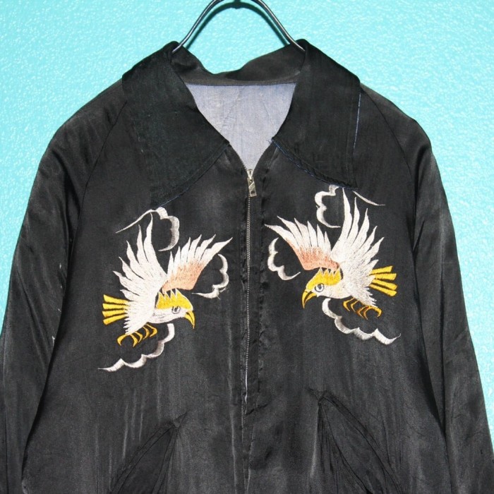 40s~53s Souvenir Jacket USMC×白頭鷲＋Lucky 両A面 | Vintage.City 古着屋、古着コーデ情報を発信