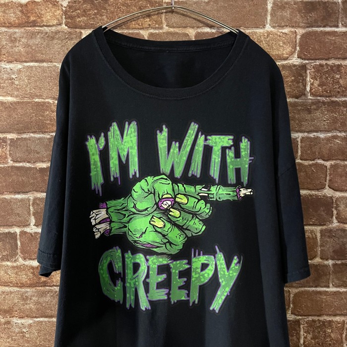 US 古着 I'm with Creepy Funny Tシャツ | Vintage.City 빈티지숍, 빈티지 코디 정보
