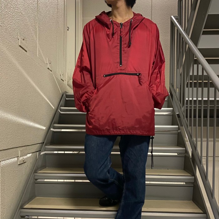 90's / 《GAP》red nylon anorak hoodie | Vintage.City 古着屋、古着コーデ情報を発信