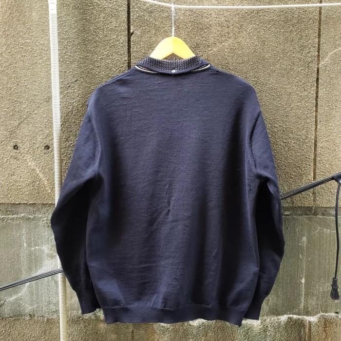 Euro Vintage Knit Polo Shirt | Vintage.City 古着屋、古着コーデ情報を発信