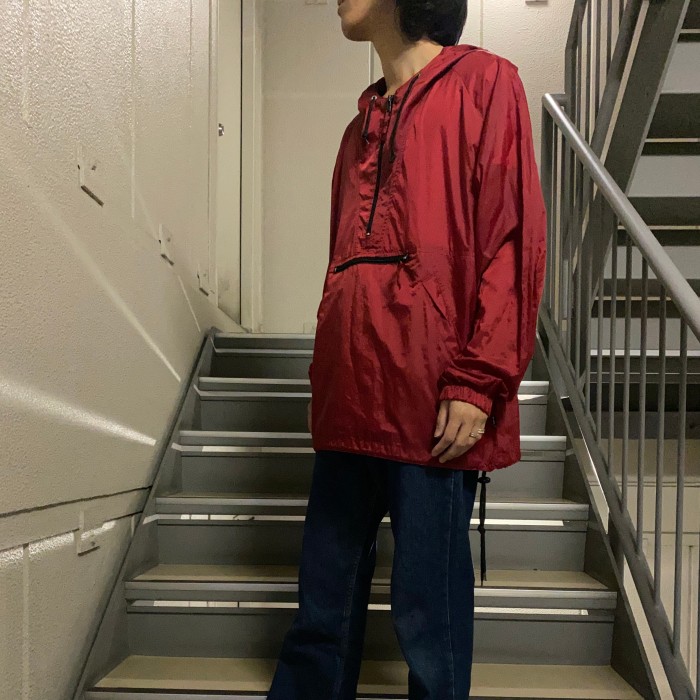 90's / 《GAP》red nylon anorak hoodie | Vintage.City Vintage Shops, Vintage Fashion Trends
