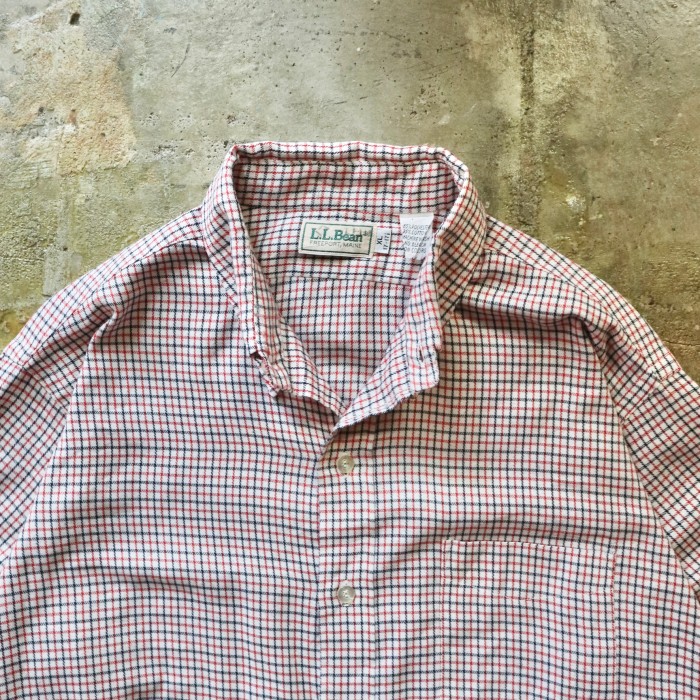 USED 80s L.L.Bean l/s flannel shirt | Vintage.City 古着屋、古着コーデ情報を発信
