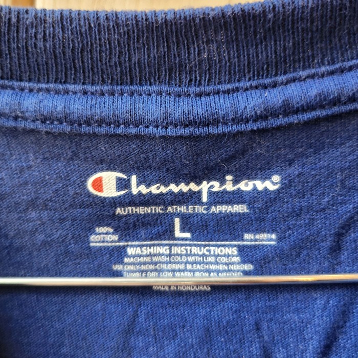 チャンピオン　カンザスremakeTシャツ　L　青 | Vintage.City 빈티지숍, 빈티지 코디 정보