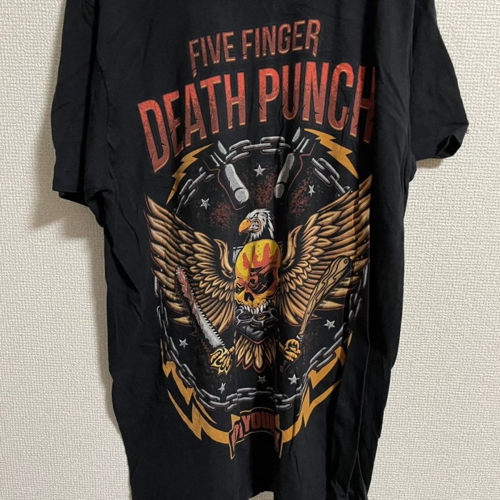 ●516【美品】US 古着 Death Punch スカル Tシャツ 半袖 | Vintage.City 빈티지숍, 빈티지 코디 정보