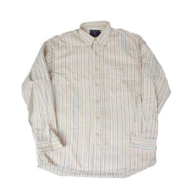 Ralph Lauren Chaps L/S BD Cotton Shirts / Stripe | Vintage.City ヴィンテージ 古着