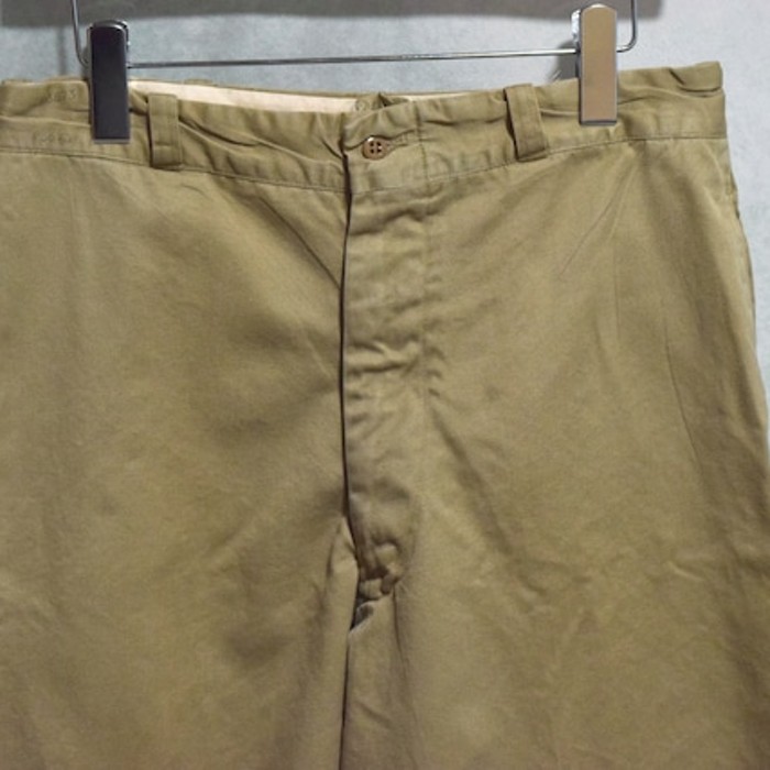 60s " us military " all cotton chino cloth pants | Vintage.City 빈티지숍, 빈티지 코디 정보