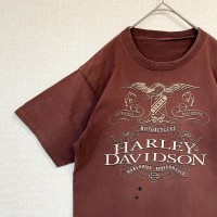 HARLEY DAVIDSON ハーレーダビッドソン tシャツ メンズ 古着 半袖カットソー 両面プリント BOSWELL'S 丸首 ヴィンテージ ビンテージ ギター | Vintage.City ヴィンテージ 古着