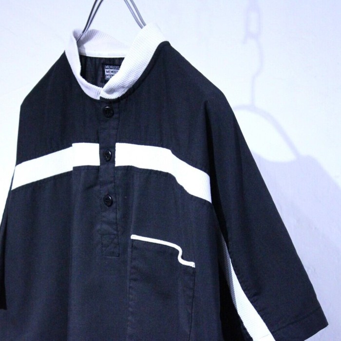 80s MEMBERS ONLY S/S pullover shirt | Vintage.City 古着屋、古着コーデ情報を発信